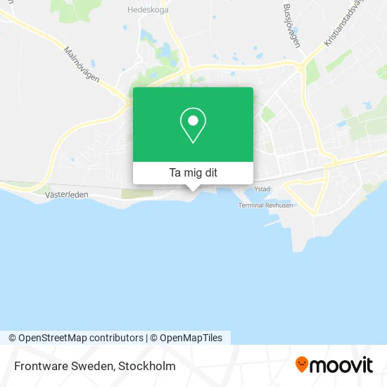 Frontware Sweden karta