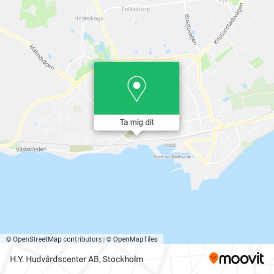 H.Y. Hudvårdscenter AB karta