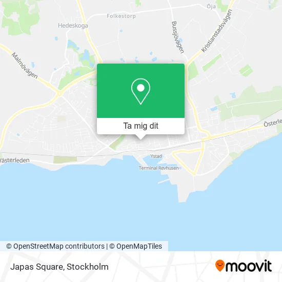 Japas Square karta