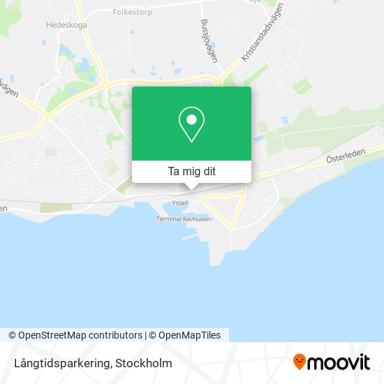 Långtidsparkering karta