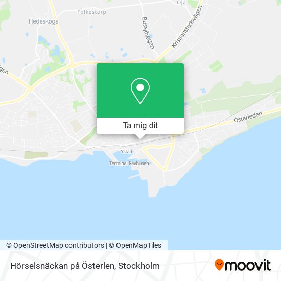 Hörselsnäckan på Österlen karta