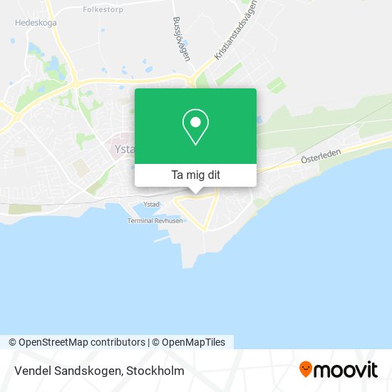 Vendel Sandskogen karta