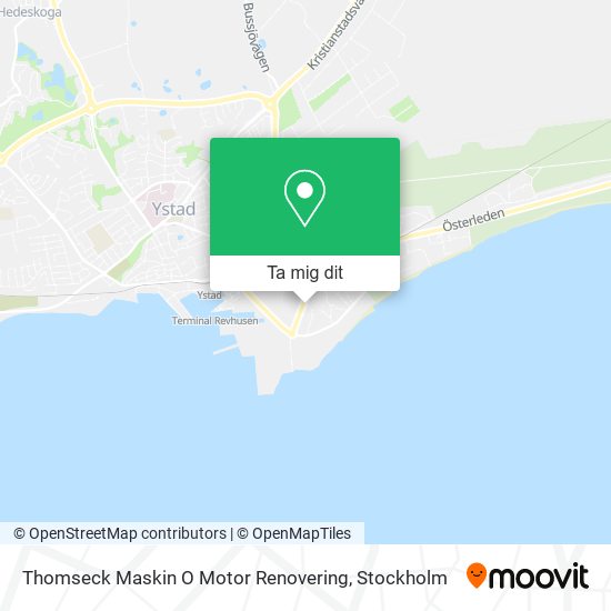 Thomseck Maskin O Motor Renovering karta