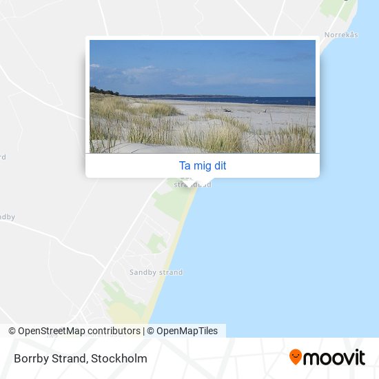 Borrby Strand karta