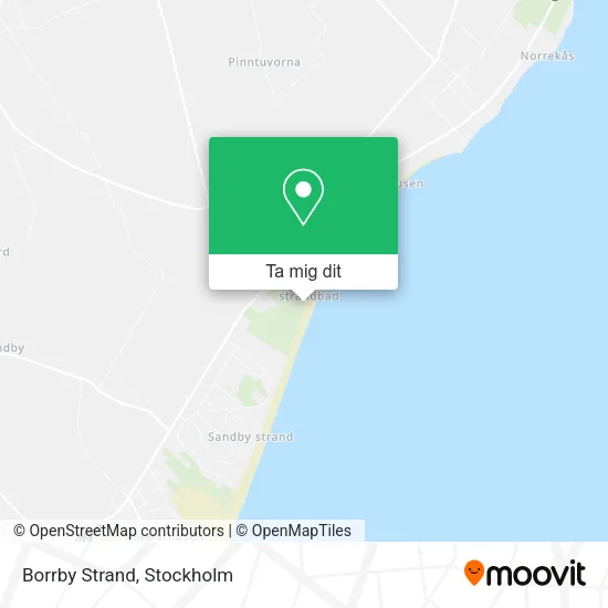 Borrby Strand karta