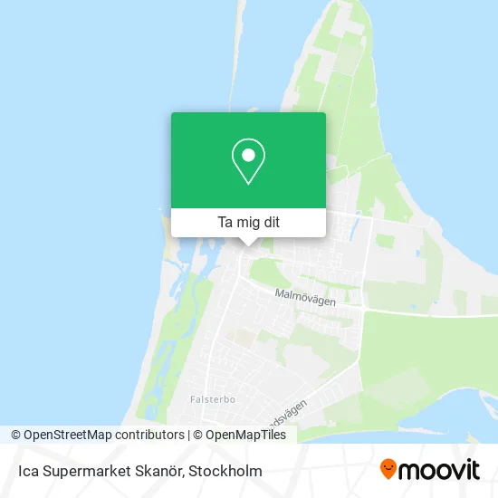 Ica Supermarket Skanör karta