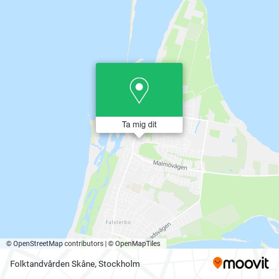 Folktandvården Skåne karta