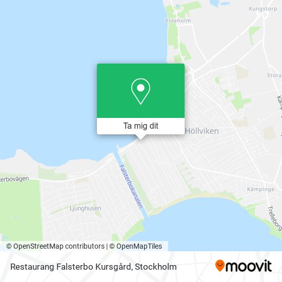 Restaurang Falsterbo Kursgård karta