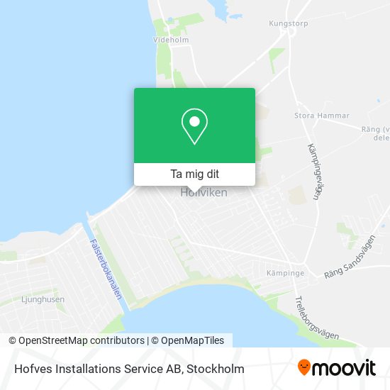 Hofves Installations Service AB karta