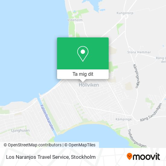 Los Naranjos Travel Service karta