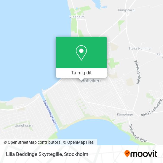 Lilla Beddinge Skyttegille karta