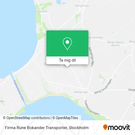 Firma Rune Bokander Transporter karta
