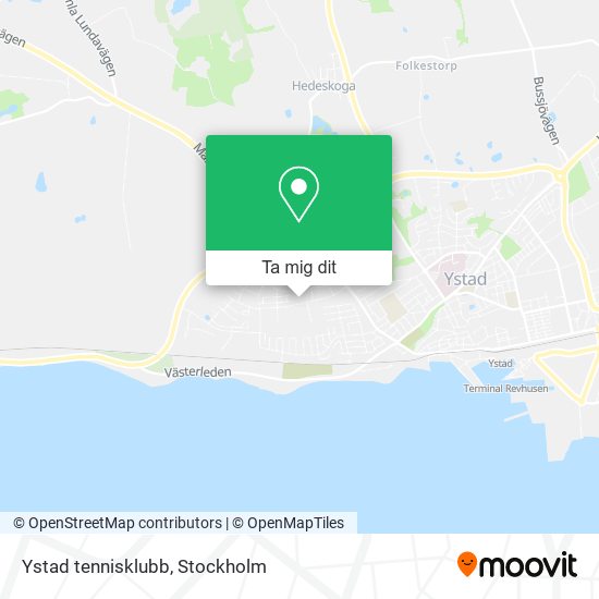 Ystad tennisklubb karta