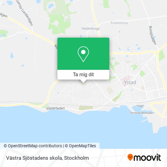 Västra Sjöstadens skola karta