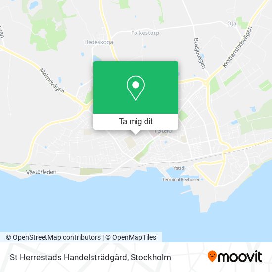 St Herrestads Handelsträdgård karta