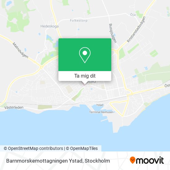 Barnmorskemottagningen Ystad karta