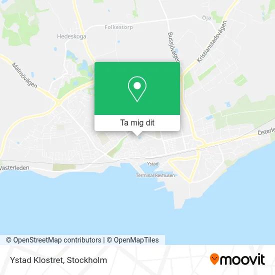 Ystad Klostret karta