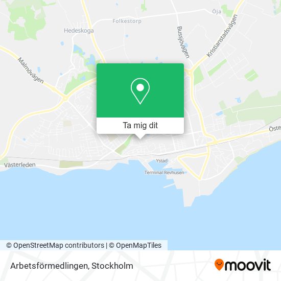 Arbetsförmedlingen karta