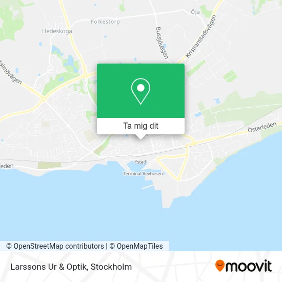 Larssons Ur & Optik karta