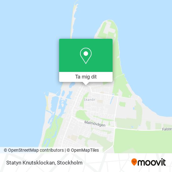 Statyn Knutsklockan karta