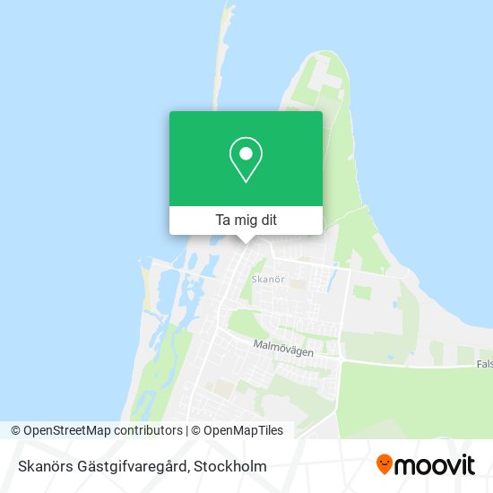 Skanörs Gästgifvaregård karta