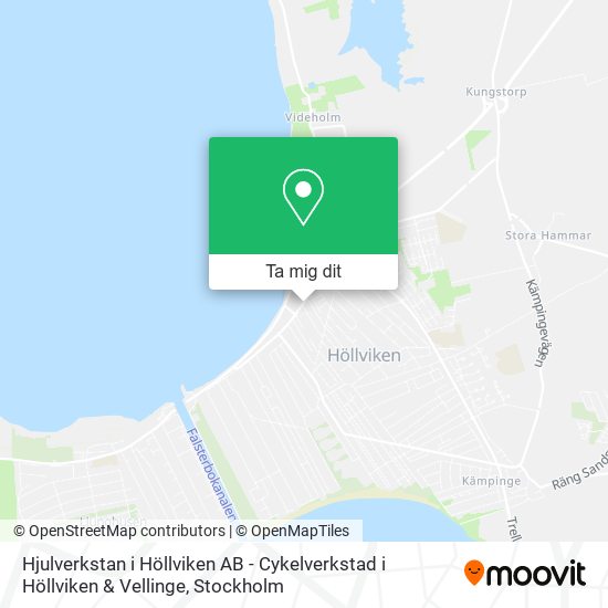 Hjulverkstan i Höllviken AB - Cykelverkstad i Höllviken & Vellinge karta