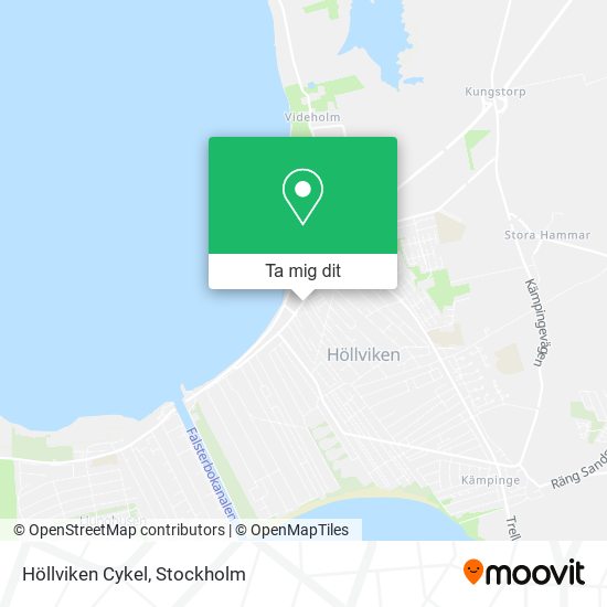 Höllviken Cykel karta