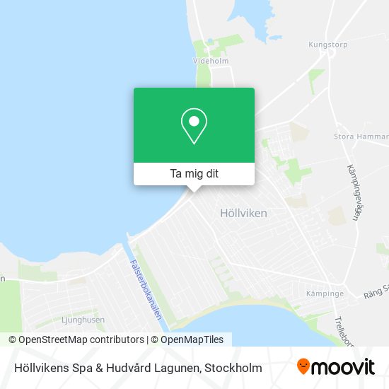 Höllvikens Spa & Hudvård Lagunen karta