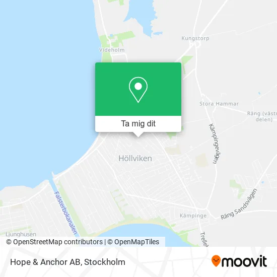 Hope & Anchor AB karta