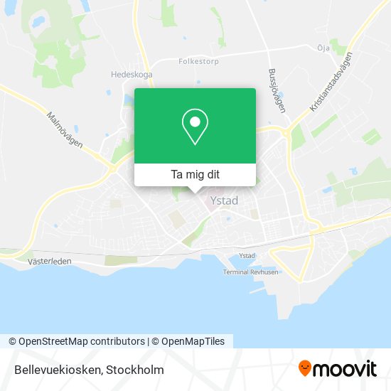 Bellevuekiosken karta