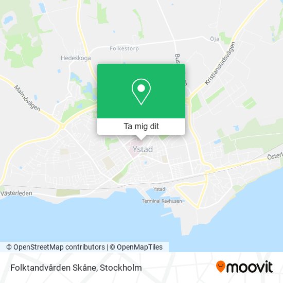 Folktandvården Skåne karta