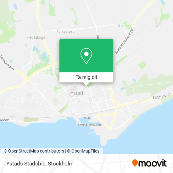 Ystads Stadsbib karta