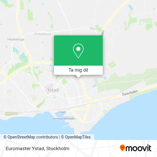 Euromaster Ystad karta