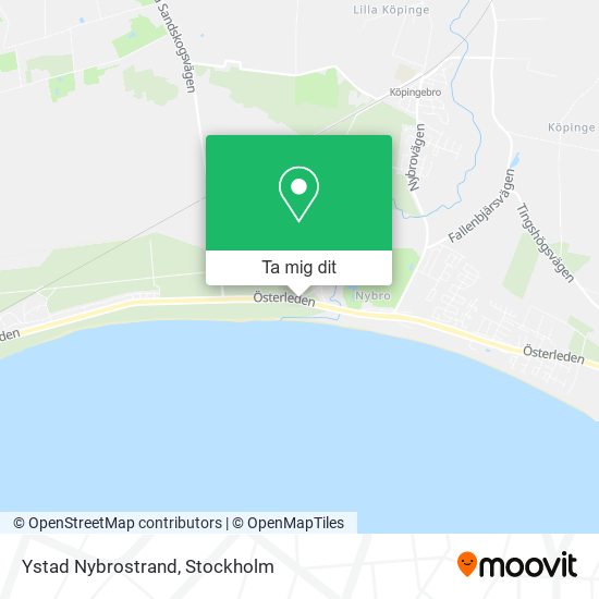 Ystad Nybrostrand karta