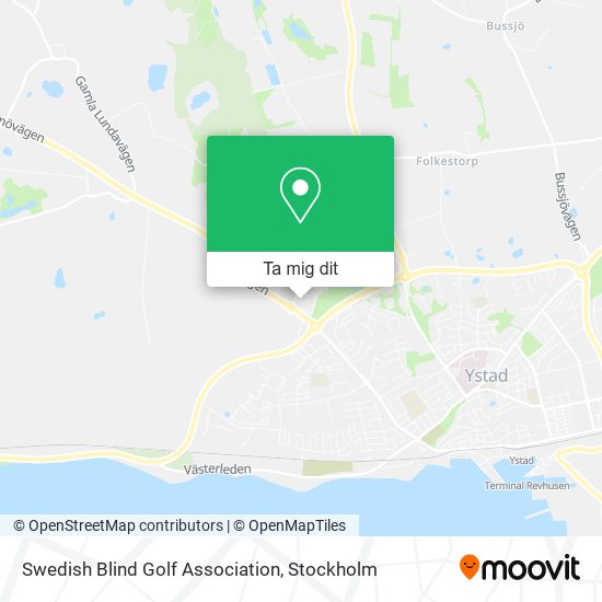 Swedish Blind Golf Association karta