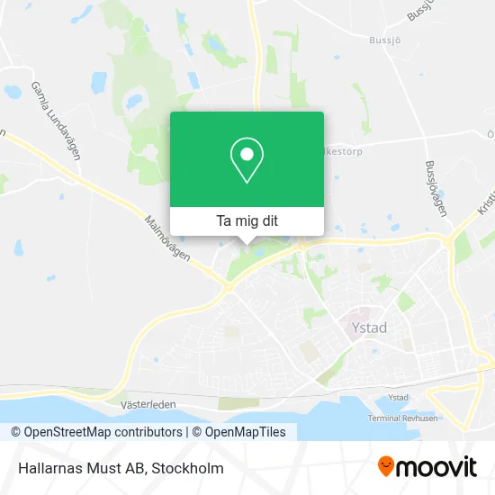 Hallarnas Must AB karta