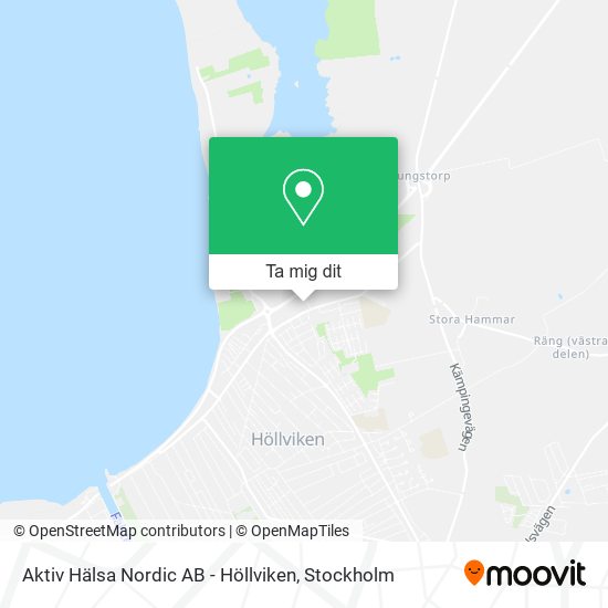 Aktiv Hälsa Nordic AB - Höllviken karta