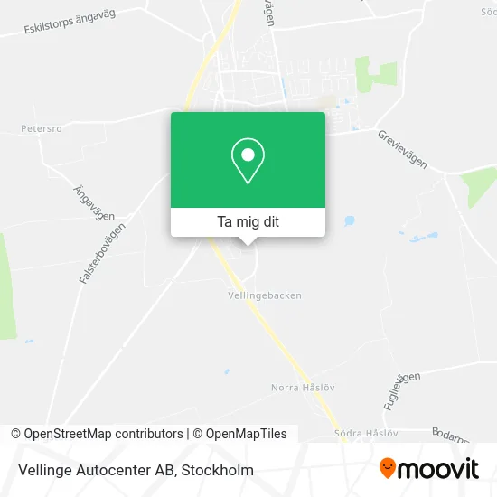 Vellinge Autocenter AB karta