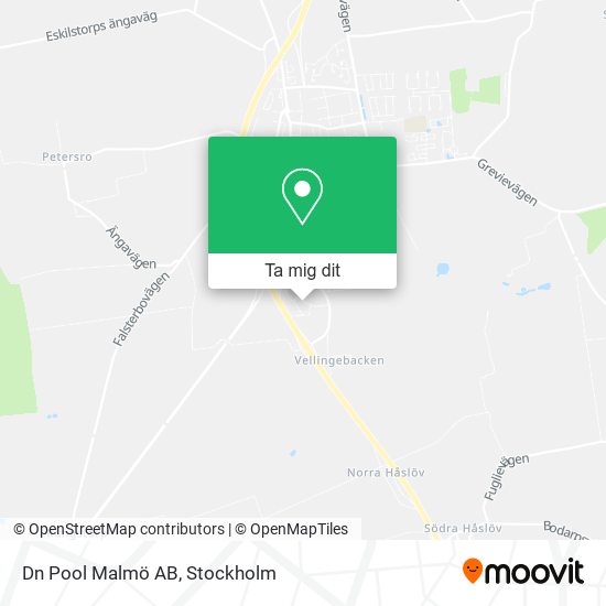 Dn Pool Malmö AB karta