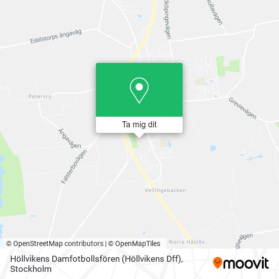 Höllvikens Damfotbollsfören (Höllvikens Dff) karta