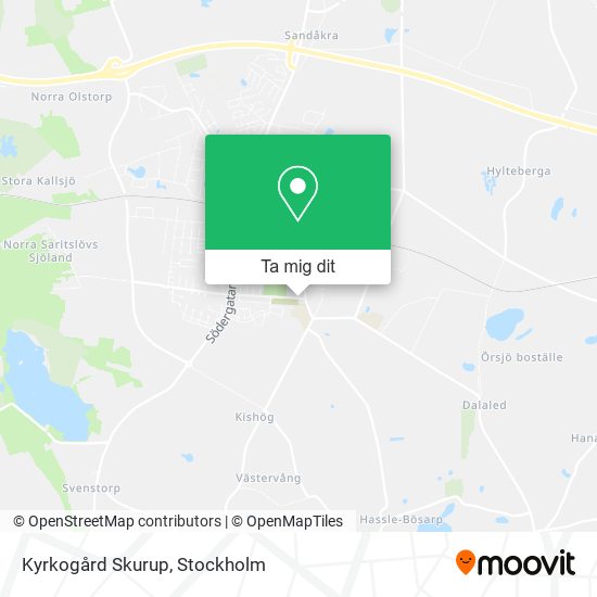 Kyrkogård Skurup karta