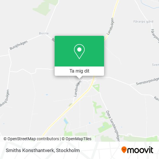 Smiths Konsthantverk karta