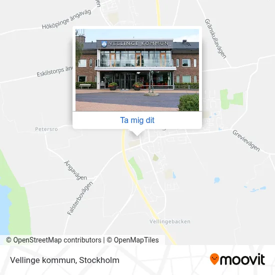 Vellinge kommun karta