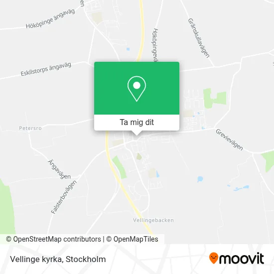 Vellinge kyrka karta