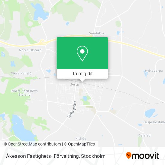 Åkesson Fastighets- Förvaltning karta