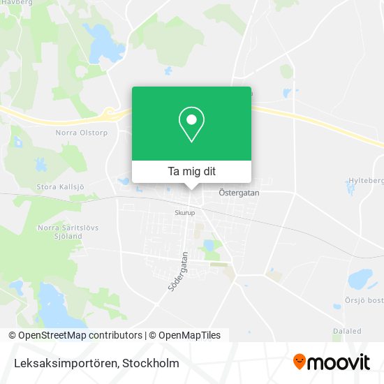 Leksaksimportören karta