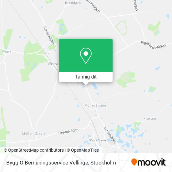 Bygg O Bemaningsservice Vellinge karta