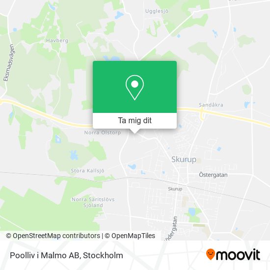 Poolliv i Malmo AB karta