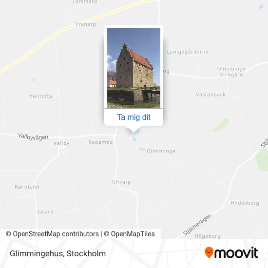 Glimmingehus karta