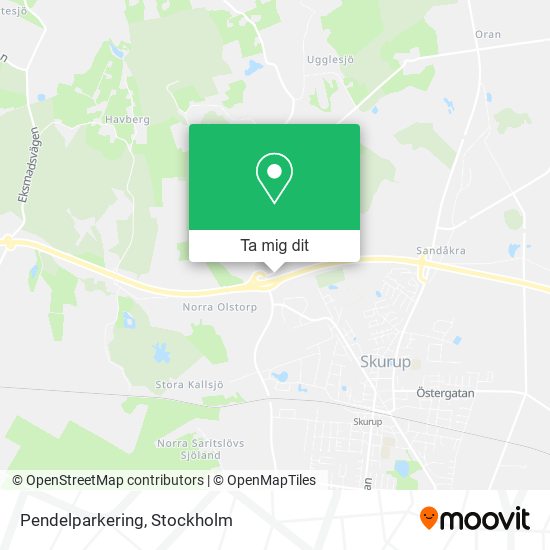 Pendelparkering karta